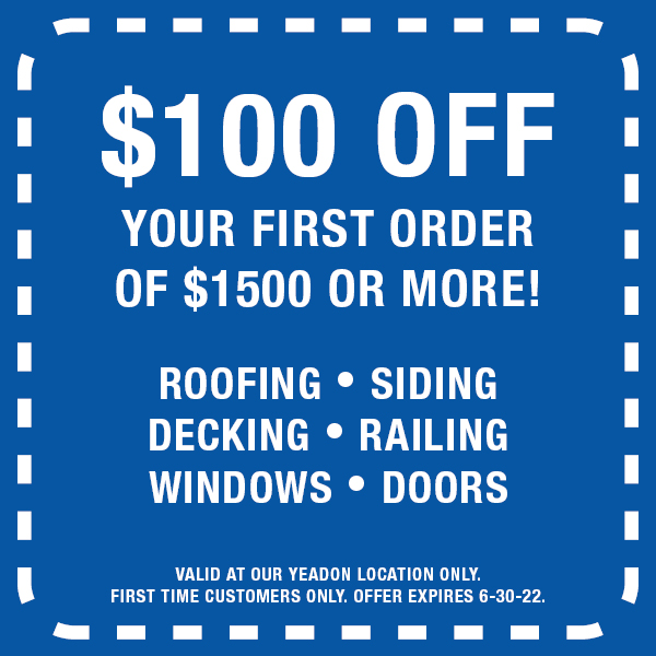 $100 off your 1st purchase of $1500